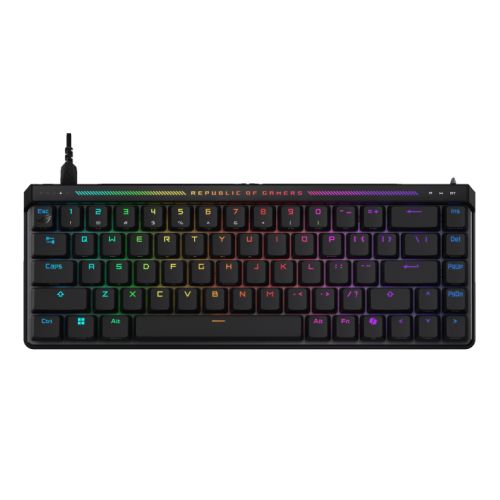 Asus ROG FALCHION ACE HFX Compact 65% Analog RGB Gaming Keyboard, Wired (Dual USB-C), ROG HFX Magnetic Switches, Rapid Trigger, Touch Panel Asus ROG FALCHION ACE HFX Compact 65% Analog RGB Gaming Keyboard, Wired (Dual USB-C), ROG HFX Magnetic Switches, Rapid Trigger, Touch Panel
